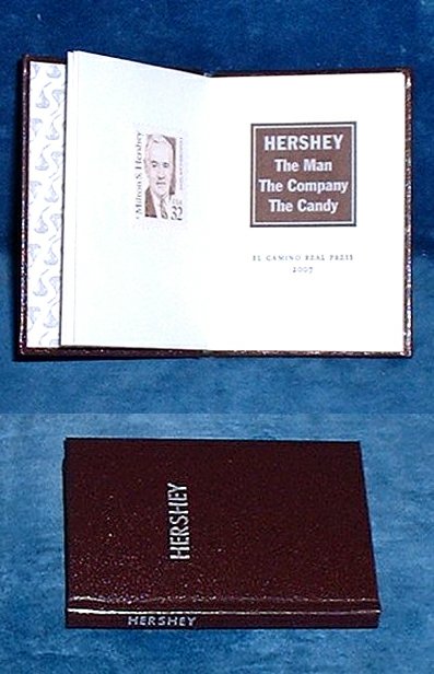 Miniature Book - HERSHEY The Man The Company The Candy 2007