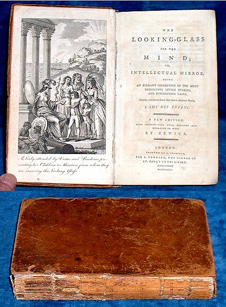 Berquin - LOOKING-GLASS FOR THE MIND or Intellectual Mirror (74 wood-engravings by John Bewick) 1792