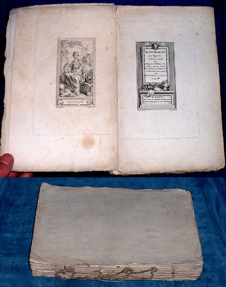 Gravelot et Cochin - ICONOLOGIE PAR FIGURES c.1777 Vol III