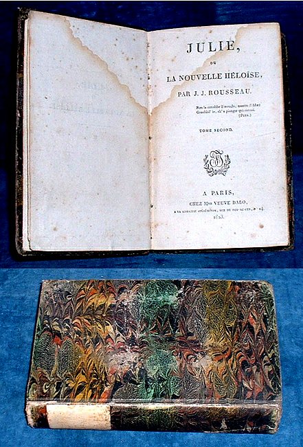 Rousseau - JULIE, ou la Nouvelle Heloise 1823