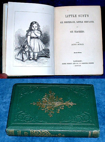 LITTLE SUSY'S SIX BIRTHDAYS illustrated 1859