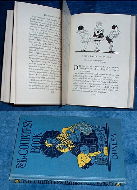 Dunlea - THE COURTESY BOOK illustrated 1927