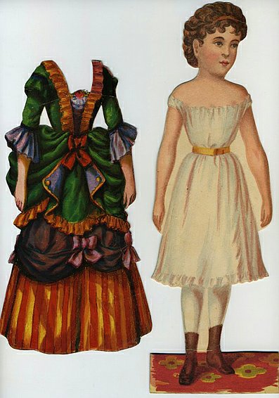 BETSY BRUNETTE Dolly Varden series of paper dolls.