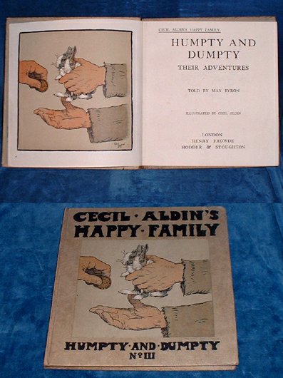 HUMPTY AND DUMPTY Their Adventures - CECIL ALDIN'S HAPPY FAMILY No.III 1913