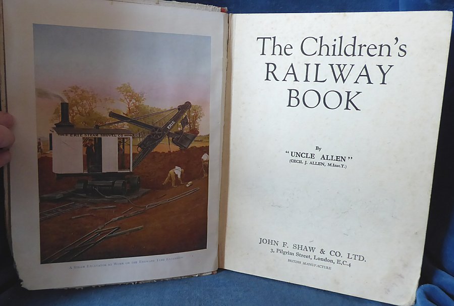 THE CHILDREN'S RAILWAY BOOK illustrated (circa 1930s)