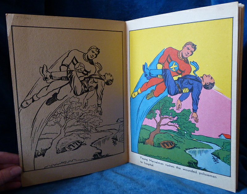 MARVELMAN MAGIC The Magician - Painting Book 1955
