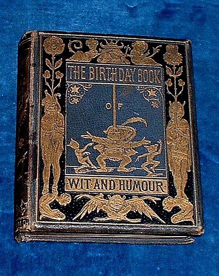 THE BIRTHDAY BOOK OF WIT AND HUMOUR 1882