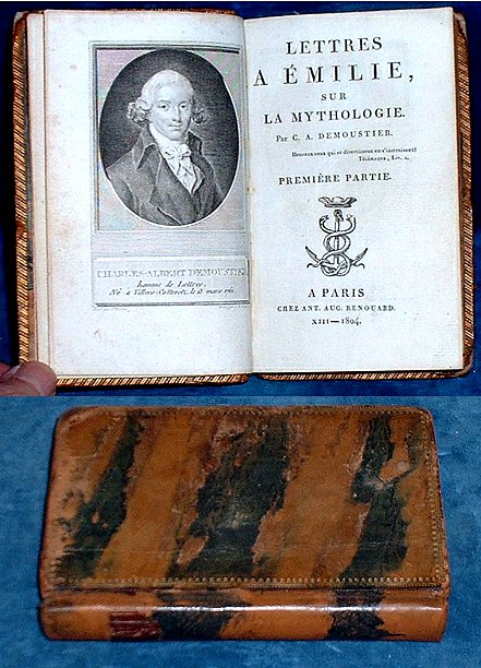 Demoustier - LETTRES A EMILIE SUR LA MYTHOLOGIE 1804