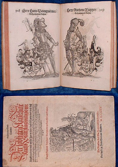 GESCHLECHTER BUCH: 156 illustrations of men in Armour 1580
