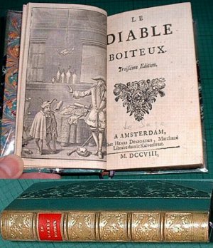 Sage,Rene Le - DIABLE BOITEUX (fine binding, 1708 edition)