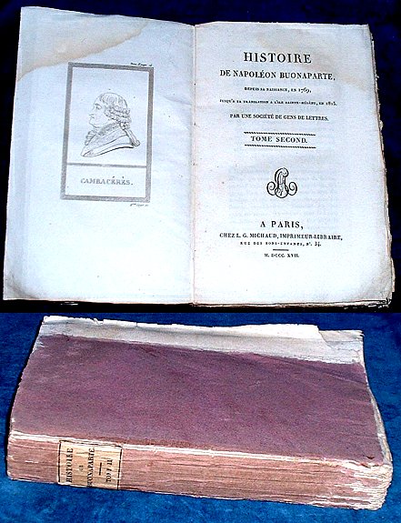 HISTOIRE DE NAPOLEON BUONAPARTE 1817
