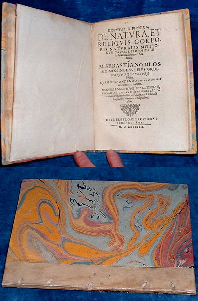 Bloss - DISPUTATIO PHYSICA, DE NATURA, ET RELIQUIS CORPORIS NATURALIS 1584