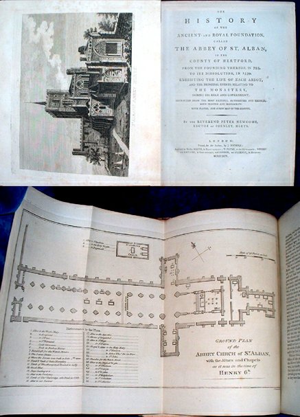 Newcome - HISTORY OF THE ANCIENT .. ABBEY OF ST. ALBAN 1795