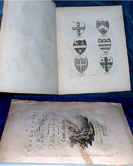 COLLECTION OF COATS OF ARMS county of Glocester 1792