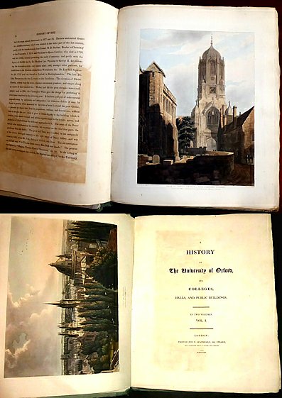 A HISTORY OF THE UNIVERSITY OF OXFORD illustrated 1814