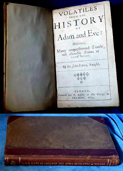 Pettus - VOLATILES FROM THE HISTORY OF ADAM AND EVE 1674