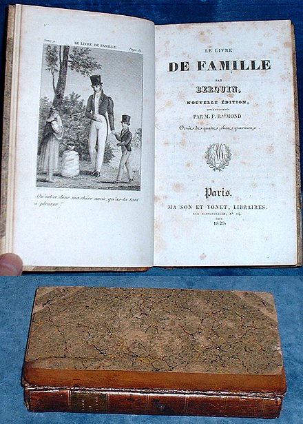 Berquin - LE LIVRE DE FAMILLE 1829