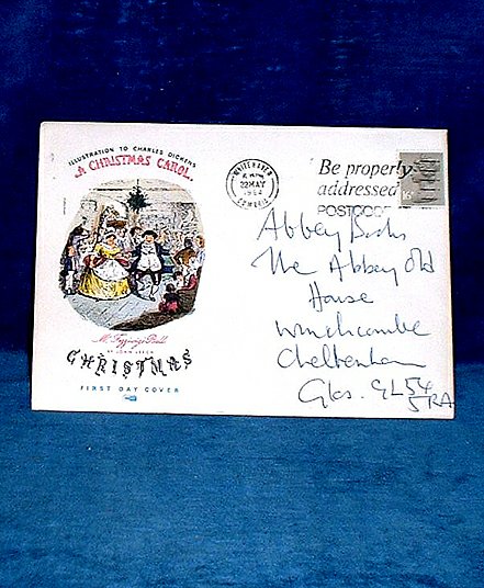 Dickens, Charles (1812-1870) - FIRST DAY COVER of A Christmas Carol by John Leech