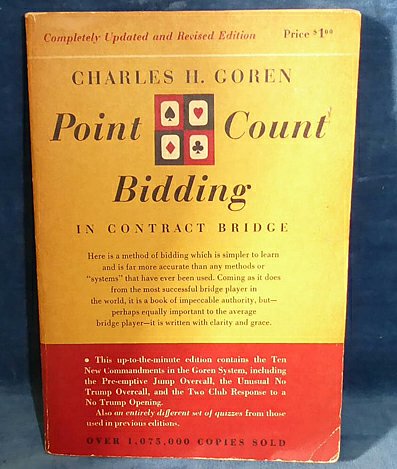 Goren, Charles H. (1901-1991) - POINT COUNT BIDDING in Contract Bridge