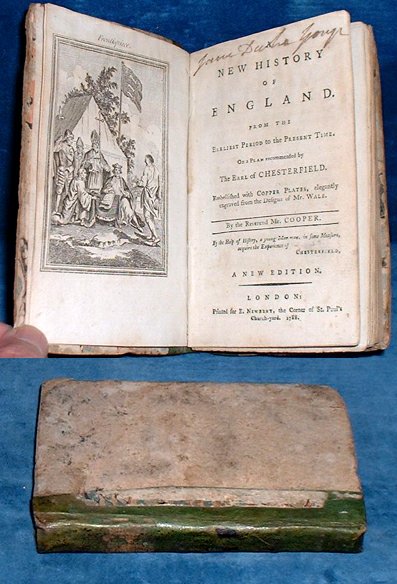 Cooper,Reverend Mr. [Richard Johnson] - A NEW HISTORY OF ENGLAND. From the Earliest Period to the Present Time. On a Plan recommended by The Earl of Chesterfield. Embellished with Copper Plates, elegantly engraved from the Designs of Mr. Wale.