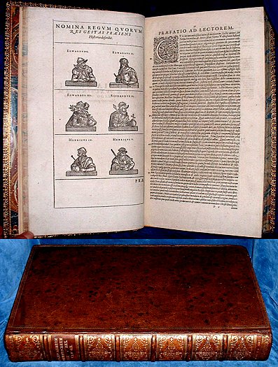 Camden, William (1551-1623) - ANGLICA, NORMANNICA, HIBERNICA, CAMBRICA, A VETERIBUS SCRIPTA: Ex quibus Asser Meneuensis, Anonymus de vita Gulielmi Conquestoris, Thomas Walsingham, Thomas de la More, Gulielmus Gemiticensis, Giraldus Cambrensis: Plerique nunc primum in lucem editi, ex Bibliotheca Guilielmi Camdemi ...