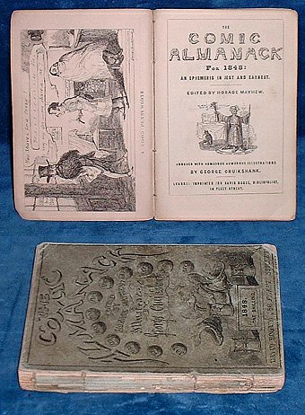 Mayhew,Horace [editor] illustrated by George Cruikshank - THE COMIC ALMANACK for 1848 an Ephemeris in Jest and Earnest. Edited by Horace Mayhew. Adorned with numerous humorous illustrations by George Cruikshank